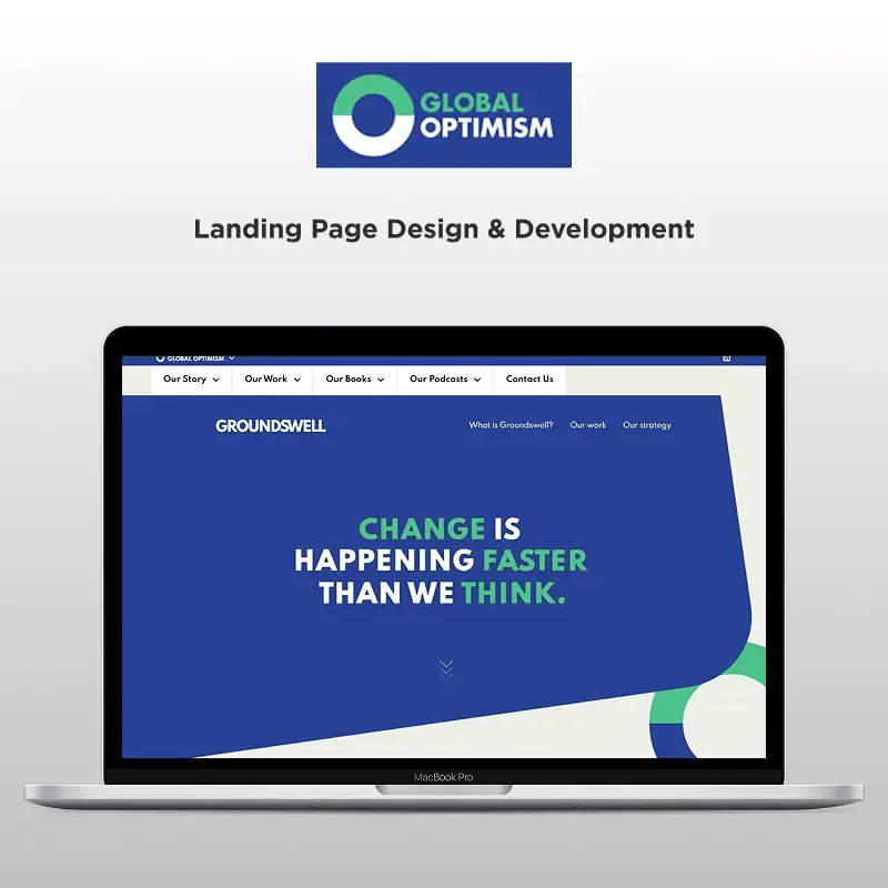 Landing page design & development